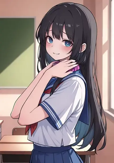 この首輪…　恥ずかしいですよお / This collar... it's embarrassing.